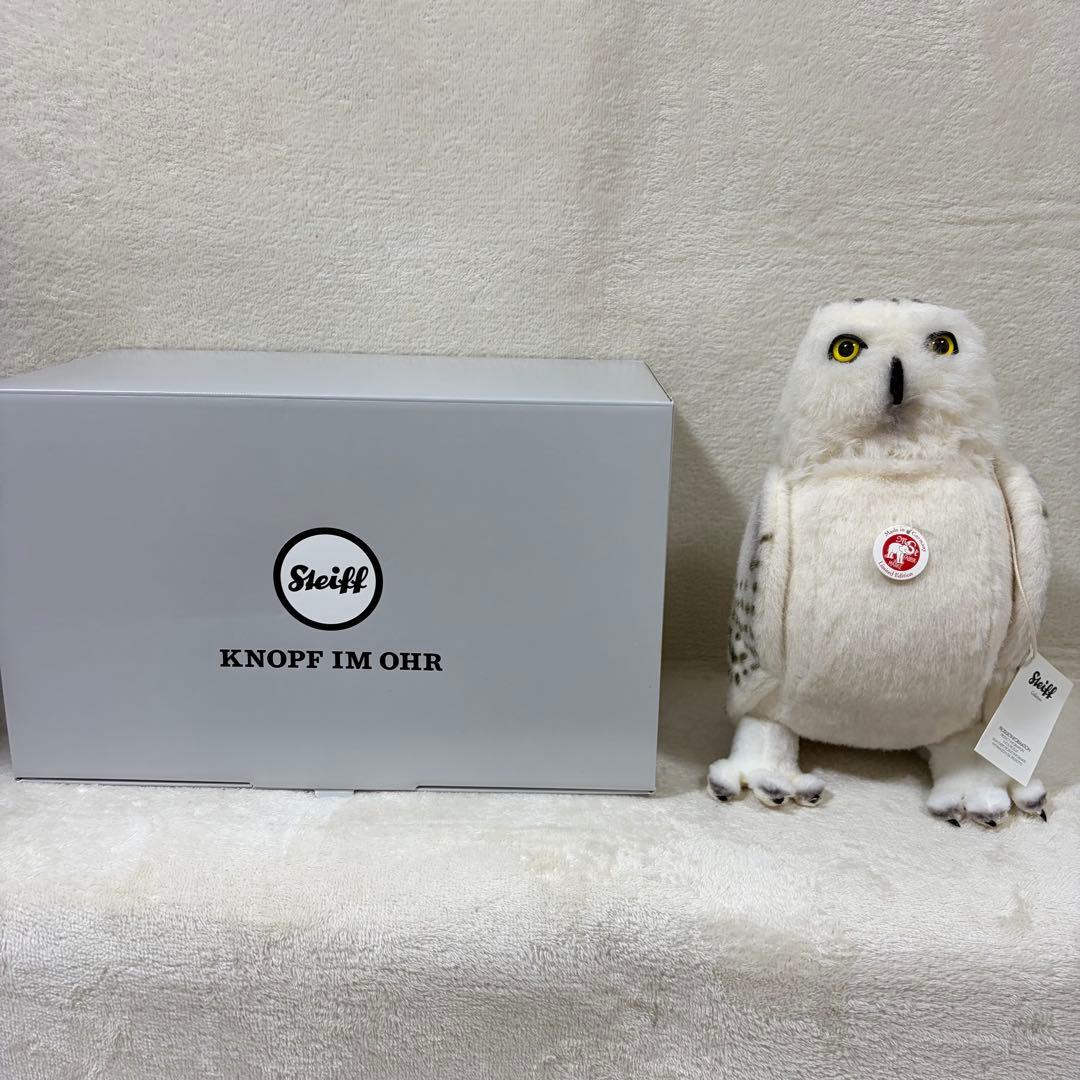 【希少品】Steiff シュタイフ ハリーポッター ヘドウィグ 白タグ 限定品