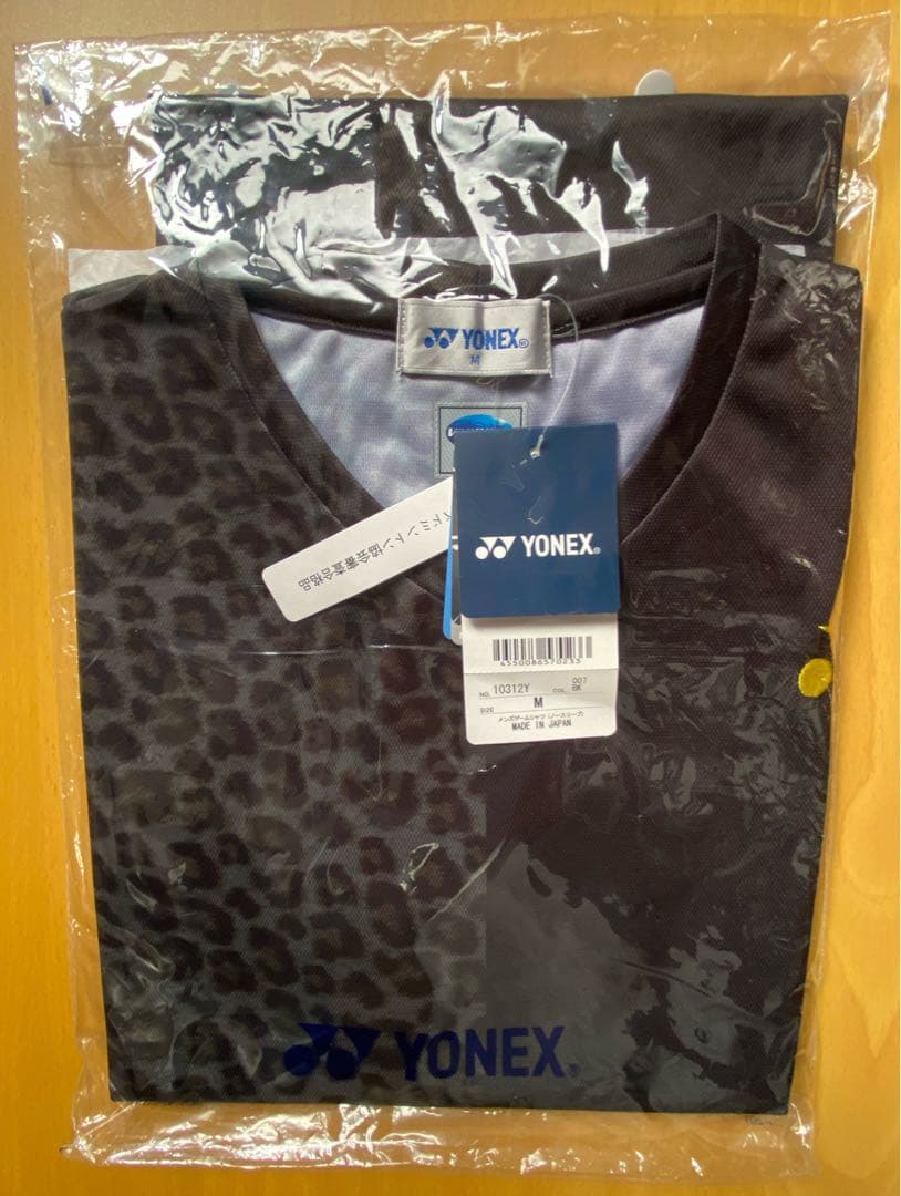 YONEX ヨネックスノースリーブゲームシャツ 黒 サイズM 【レア】