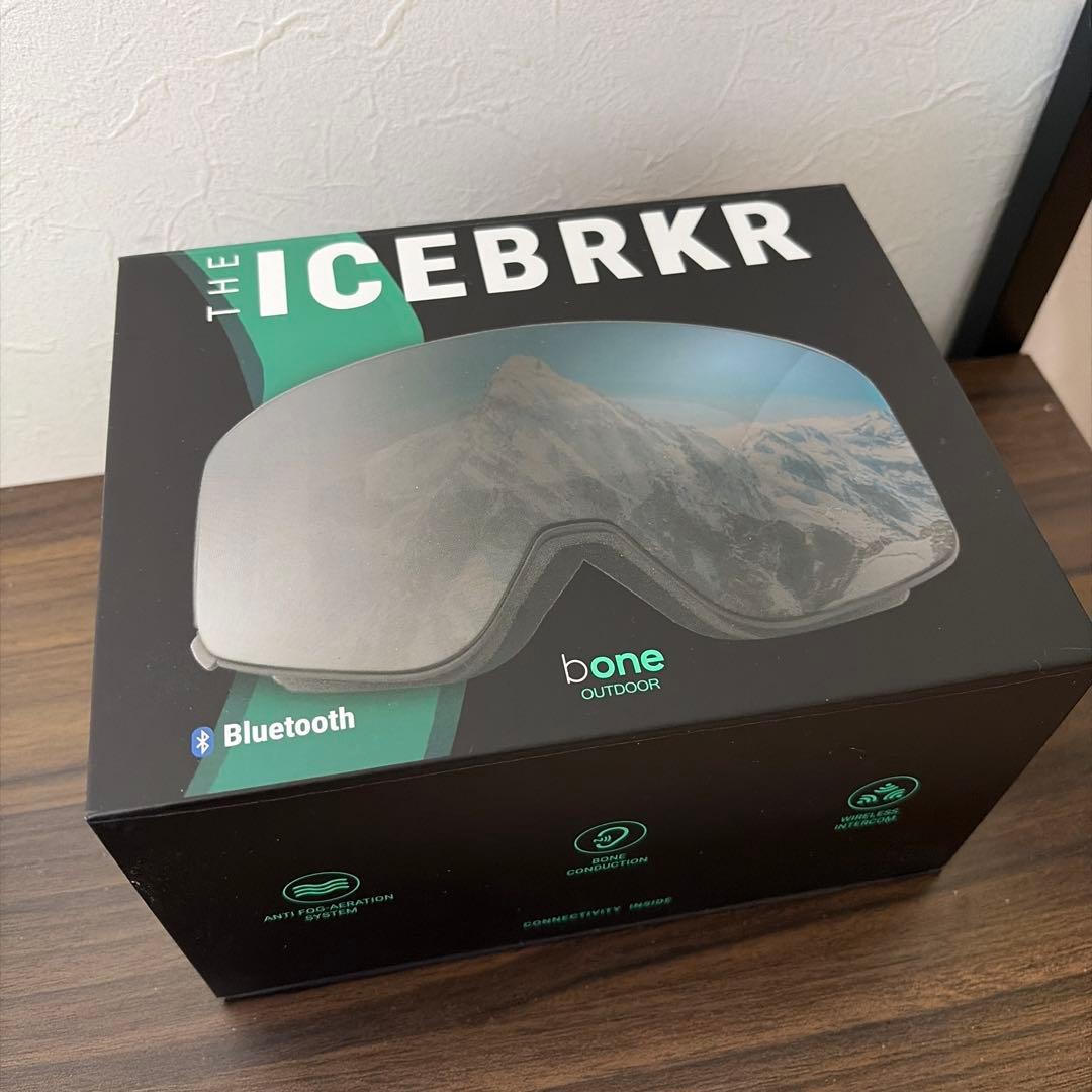 ICEBRKR Bluetooth スノーボードゴーグル　bone