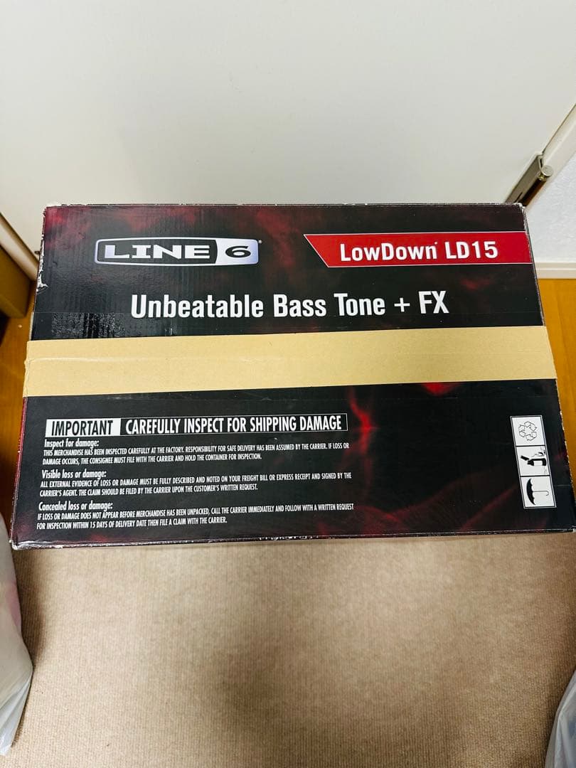 LINE 6 LowDown LD15 ベース用アンプ(本体美品)