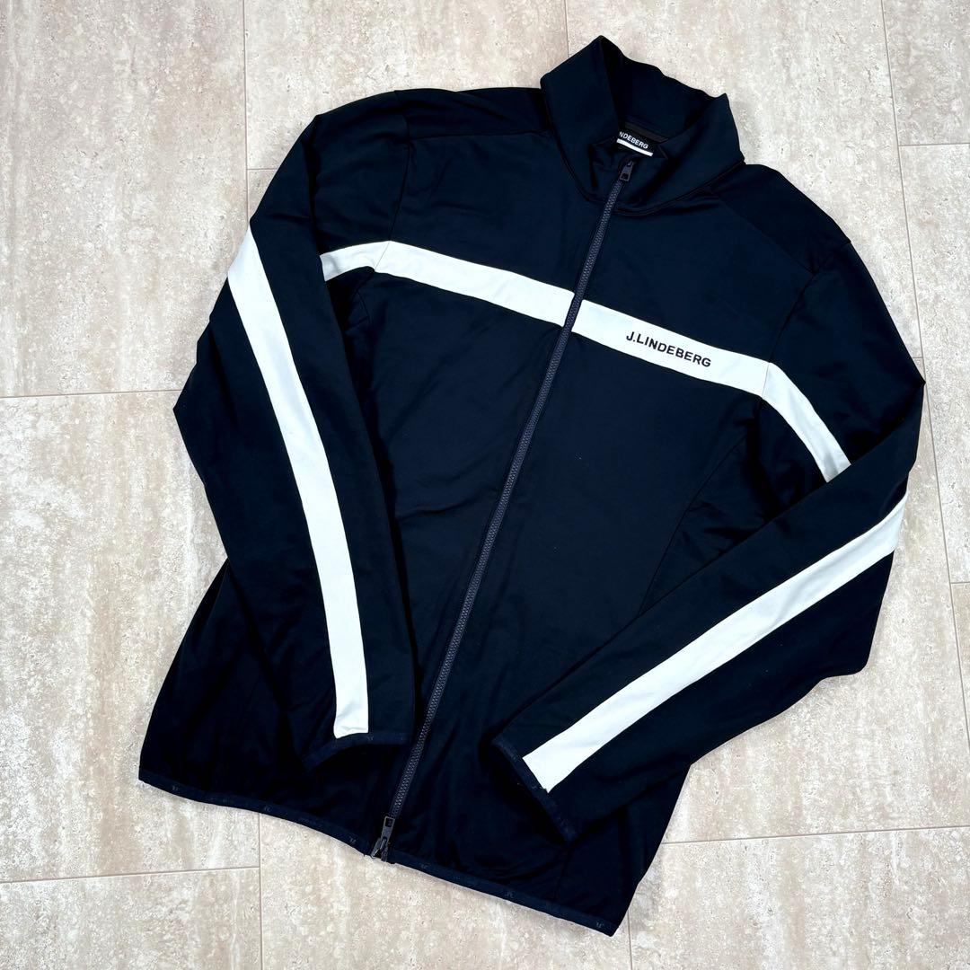 ジェイリンドバーグ J.LINDEBERG バックブリッジ ブルゾン 薄手 L