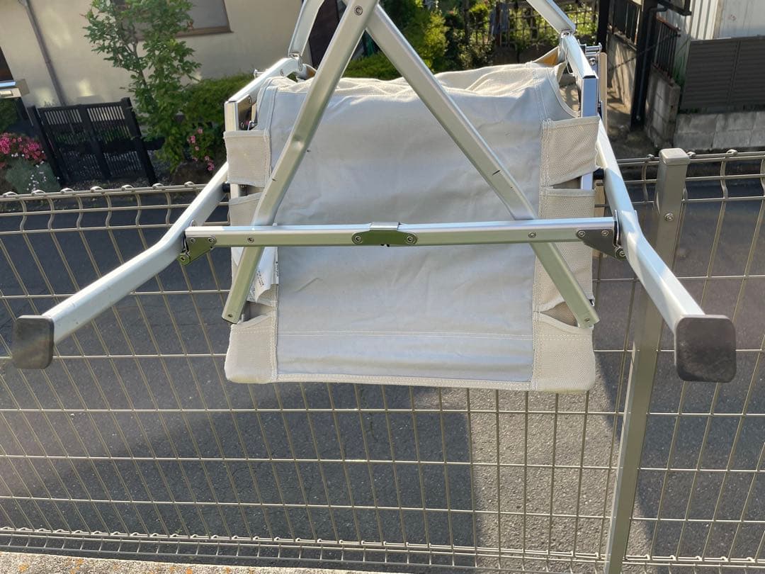 スノーピーク peak ローチェア30 アイボリー社外帆布交換シート付