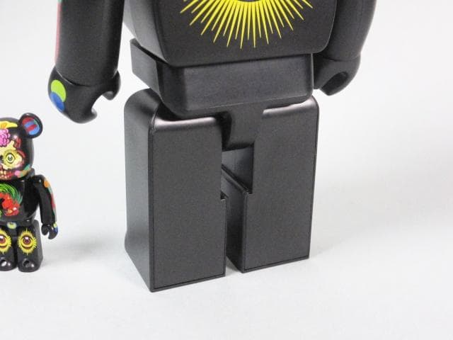 現代美術 田名網敬一『100% & 400%MEDICOM TOY黒』0127C