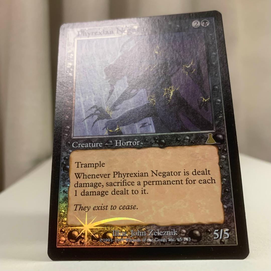 【Foil】ファイレクシアの抹殺者/Phyrexian Negator 英語1枚