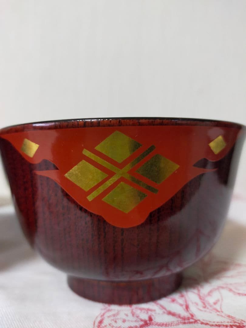 秀衡塗　羽反椀　ゆり型椀