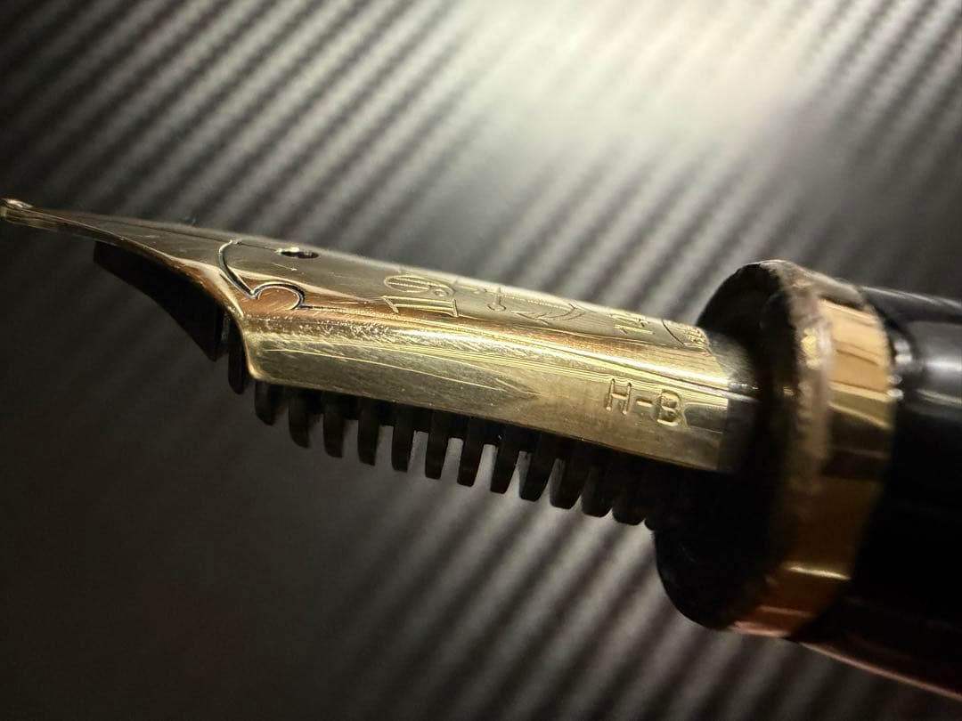 極美品 旧型 セーラー プロフィット スタンダード ブラック HB 硬太 万年筆