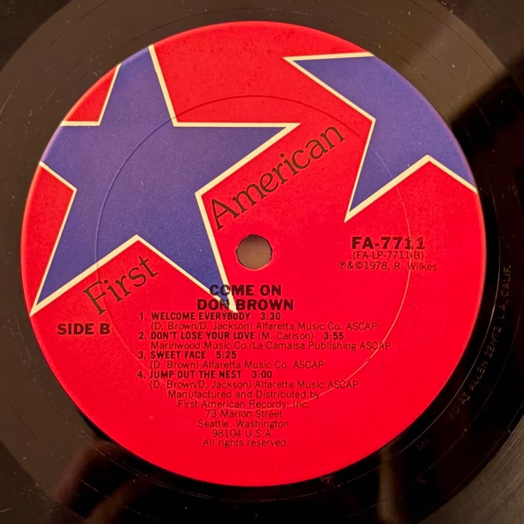 【Come On! / Don Brown】LP