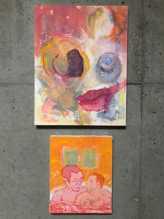 絵画 Sunset Bathtime