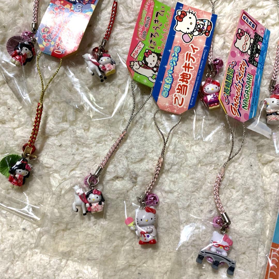当時物　ご当地キティ　ストラップ　ご当地リラックマ　キーホルダー　まとめ　レトロ