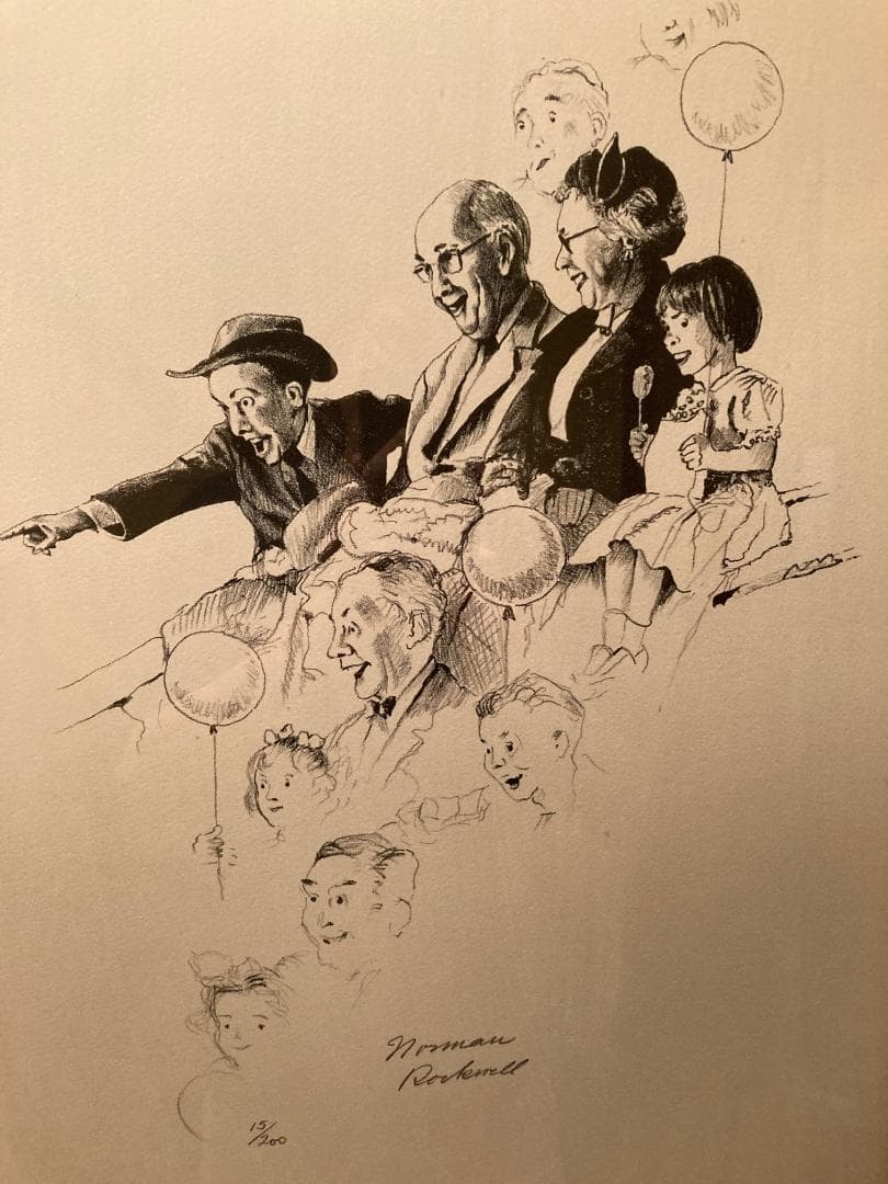 norman rockwell circus (rare!! 送料込み!! )