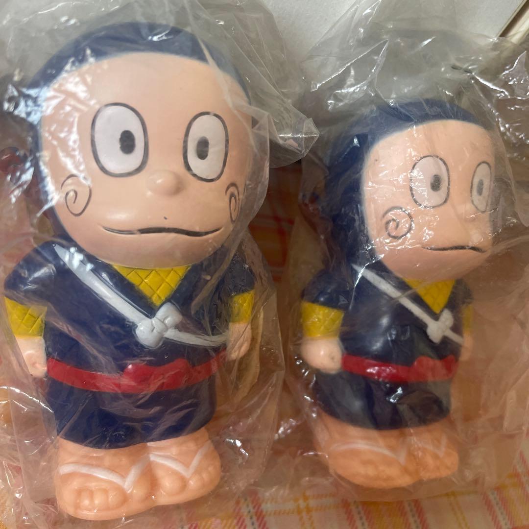 忍者ハットリくん 住友銀行 ソフビ 貯金箱　2個セット　当時物
