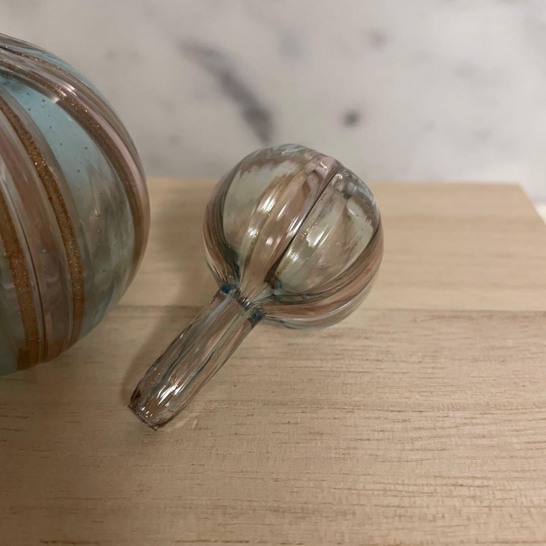 ☆未使用•アンティーク☆ベネチアンガラス•パヒュームボトル3点/イタリア製☆