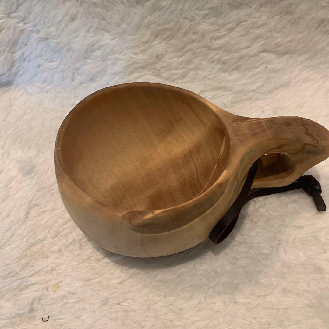 フィンランド製 白樺 の ククサ 木製マグカップ 2個セット