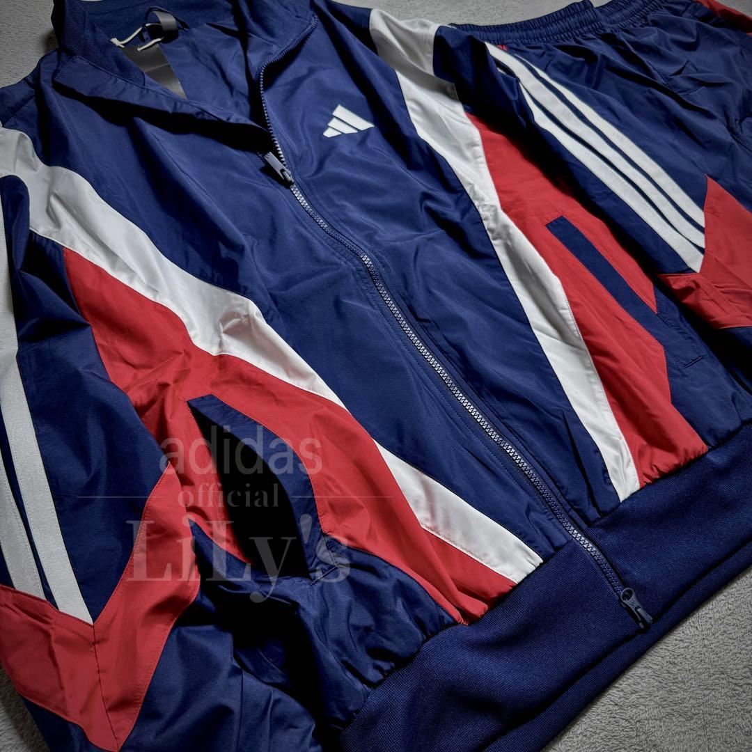 【Ｌサイズ】adidas上下セット　ネイビー　紺　マストハブ　定価17,600円