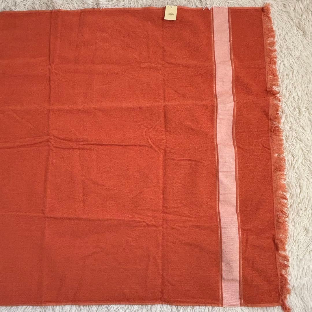 【未使用・箱付き】HERMES エルメス ヨッティングロゴ バスタオル コライユ