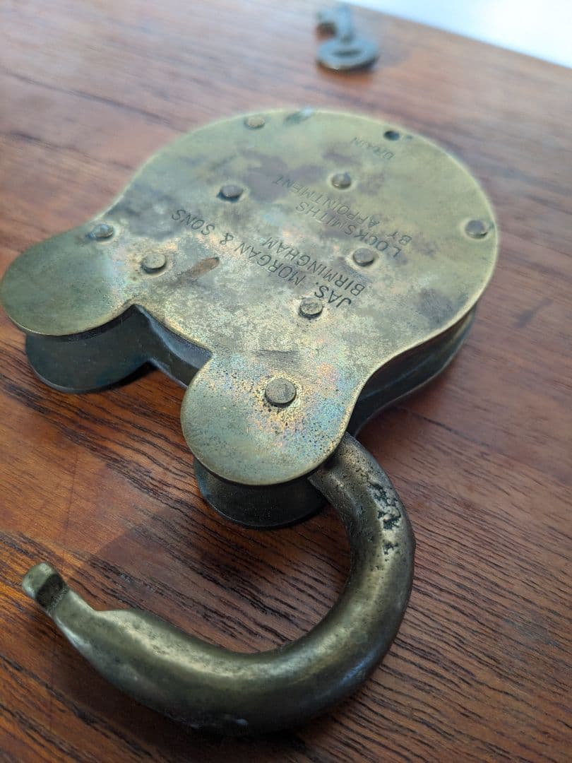 値下げ！アメリカ製　アンティーク　南京錠　ヴィンテージ