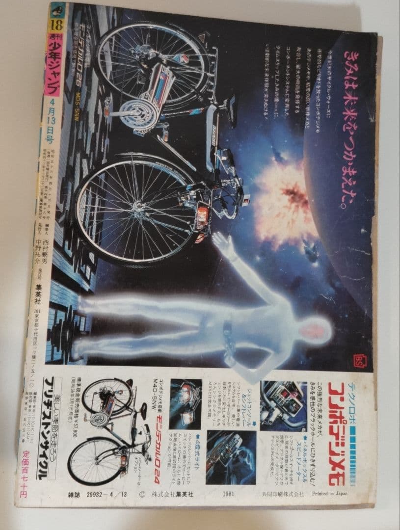 少年ジャンプ 1981年 18号 キャプテン翼 新連載