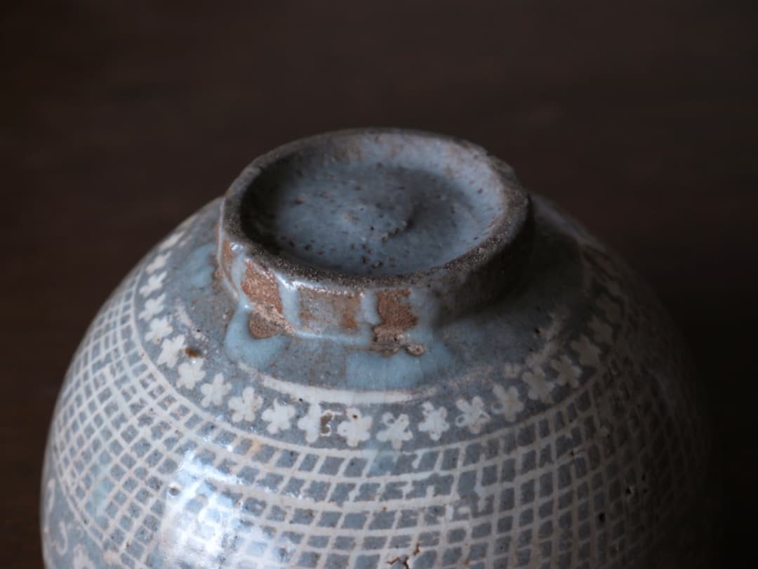 三嶋茶碗　高麗　陶磁工芸　茶道具　朝鮮美術　箱付　Q1899