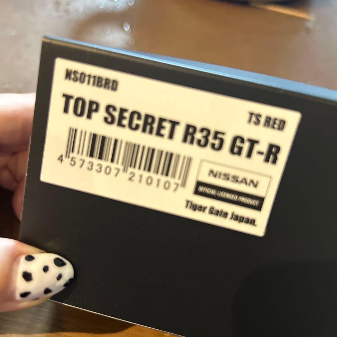 ミニカー TOP SECRET R35 GT-R TS RED 1/43