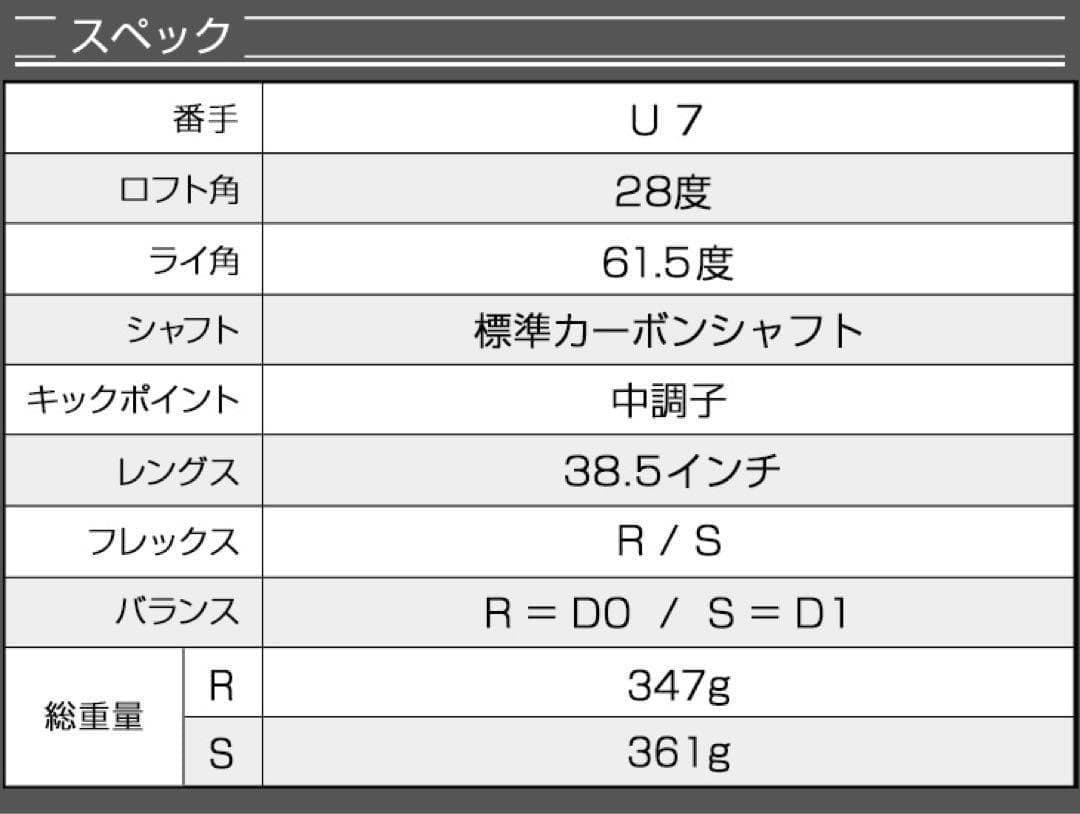 ステルス パラダイム より飛ぶ強反発UTが2本選べて超激安 ダイナミクス UT