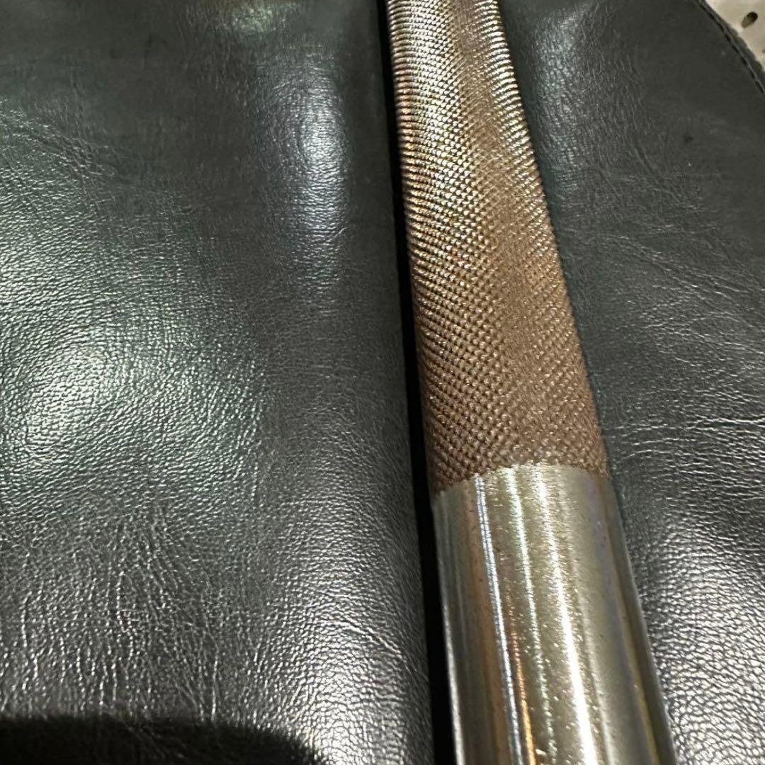 高級 50mm オリンピック バーベル 220cm シャフト ブラックオキサイド