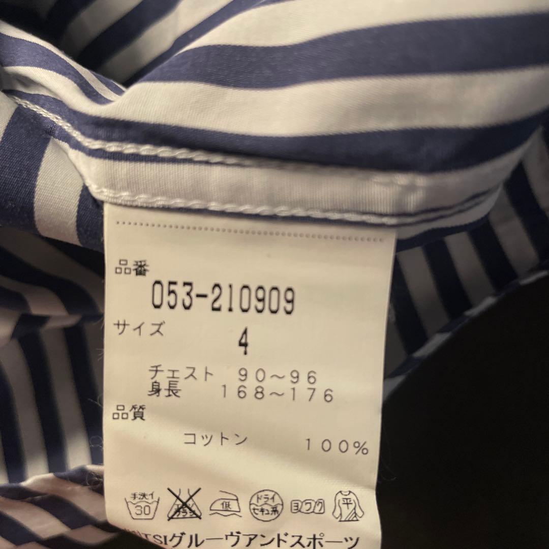 PEARLY GATES SOKTAS 長袖シャツ ストライプ メンズ4