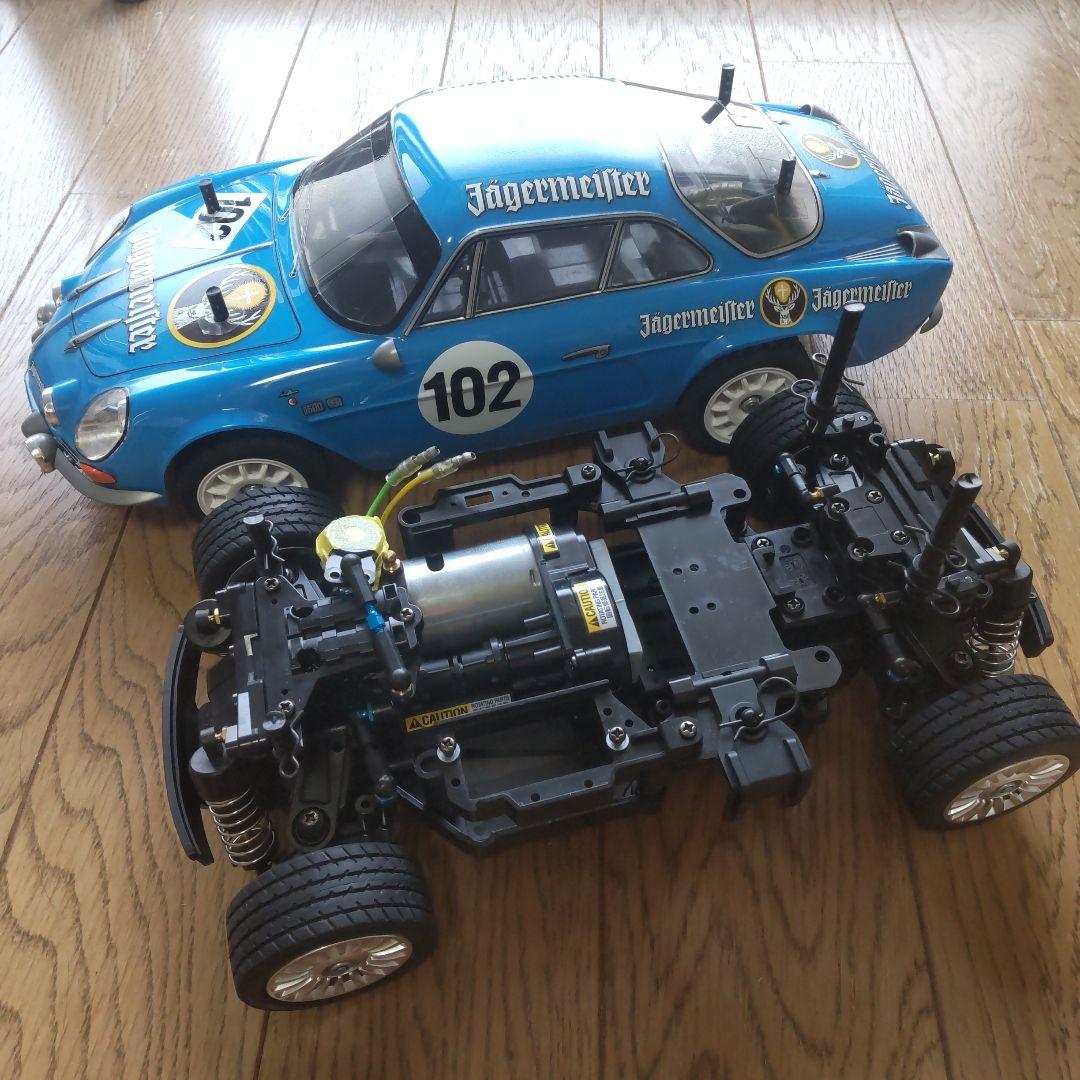 MF-01Xシャーシアルピーヌボディ MB-01シャーシ、Mパーツスペア