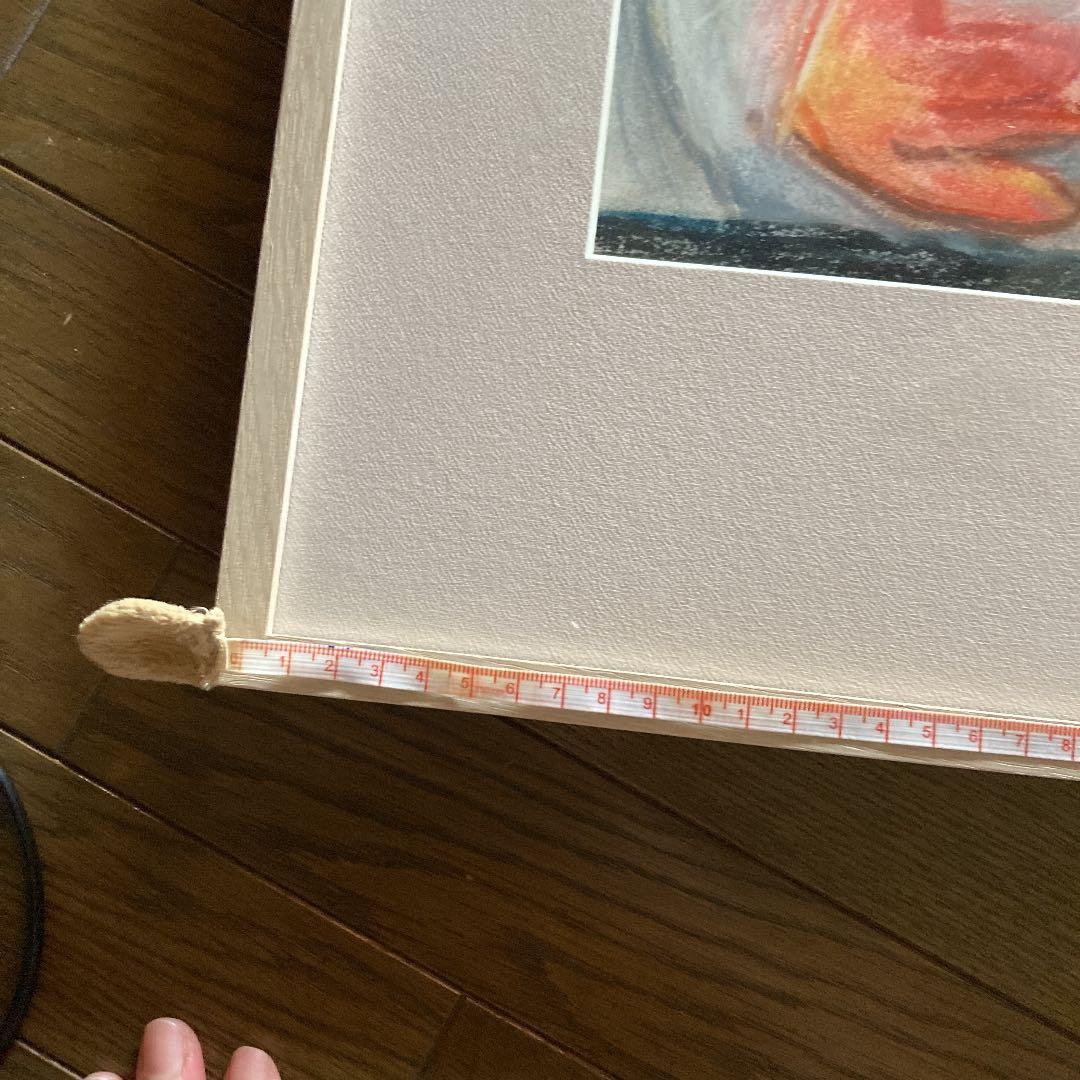 ニューヨーク在住作家。世界で一枚の絵。特注品。とても暖かみのある絵です