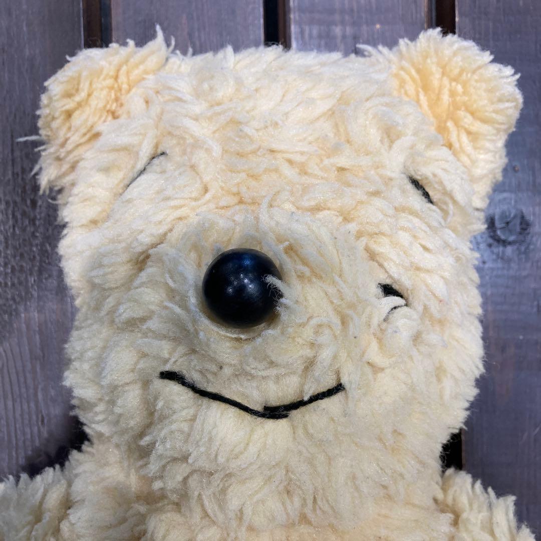 イギリス製アンテークのクマ型ぬいぐるみ　王室限定品