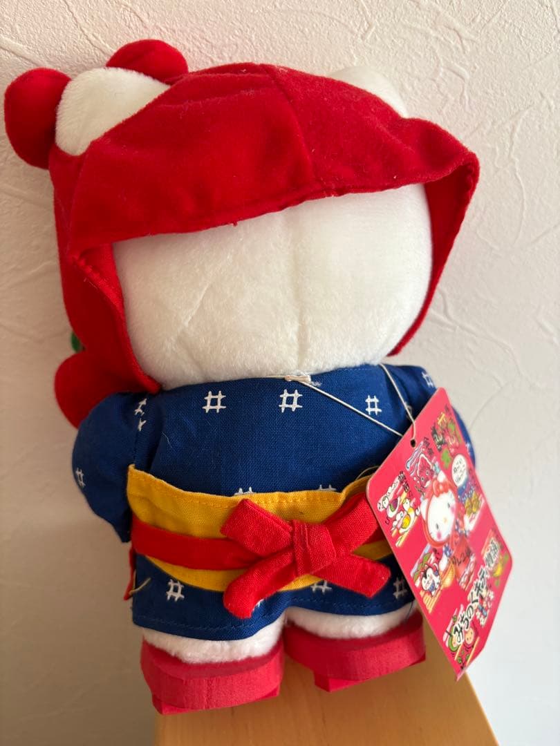 ハローキティ みちのくキティ物語 青森 りんご娘 限定 レア ぬいぐるみ タグ付