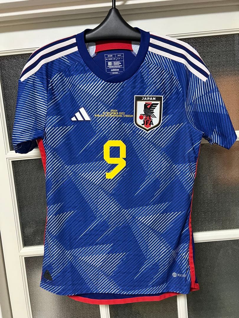 日本代表 ユニフォーム adidas 三笘薫 選手 カタールWCモデル サイズM