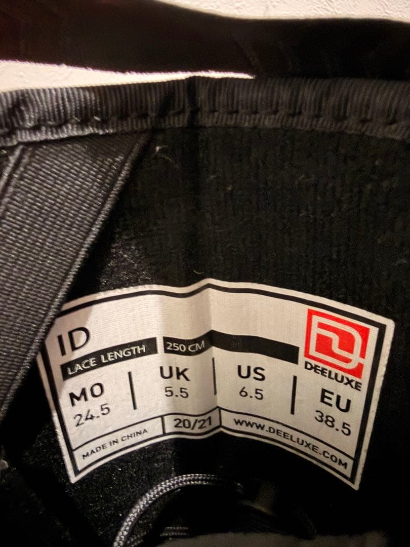 スノボブーツ DEELUXE ID 黒 24.5cm