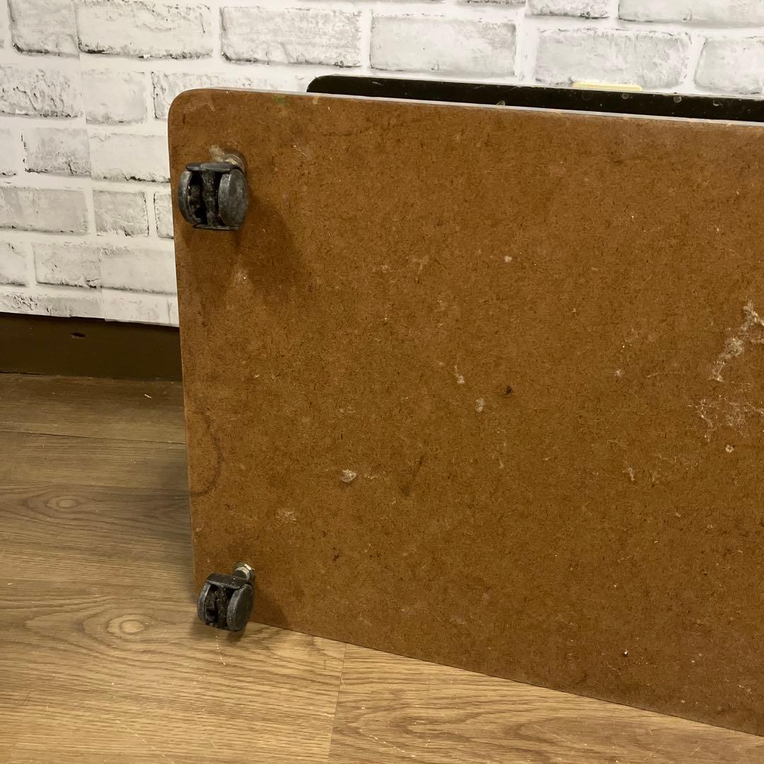 B-4 昭和レトロ 伝統工芸 樺細工風 ポットワゴン キャスター付 和家具