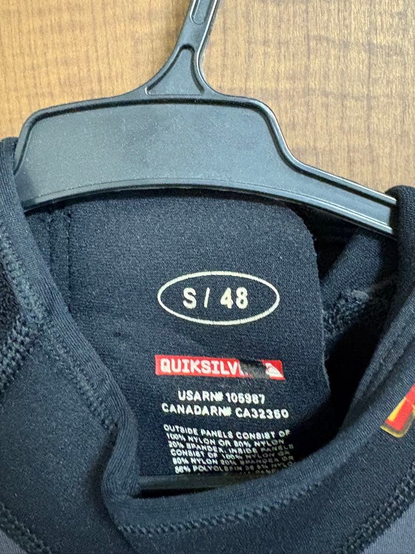 QUIKSILVER 半袖ウェットスーツ S/48