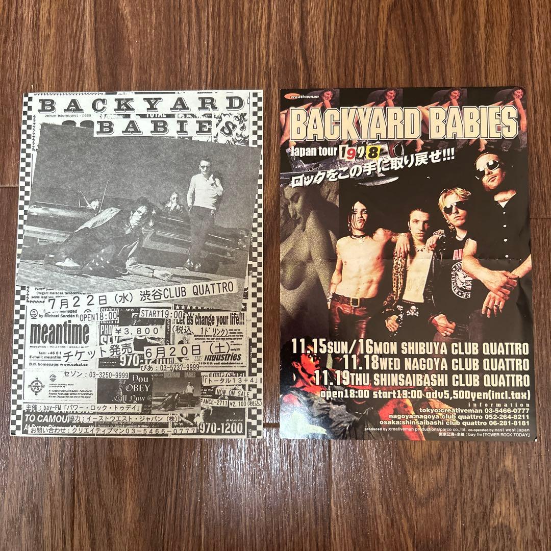 BACKYARD BABIES LP.EP.CD.DVD.FLYERヘヴィメタル