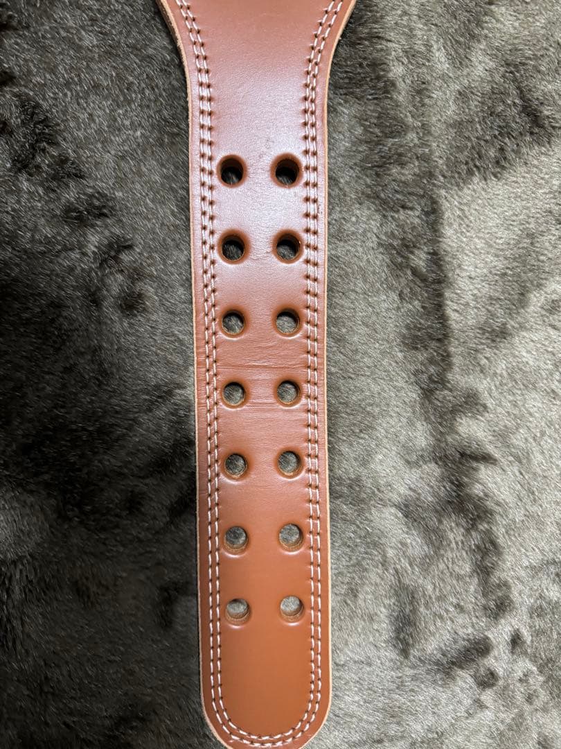 試着のみ　ゴールドジム　プロレザーベルト