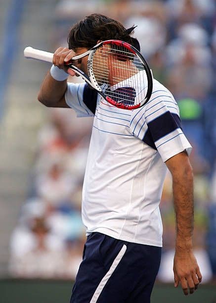 ナイキ　テニスウェア　M　フェデラー着用モデル　2007　インディアンウェルズ