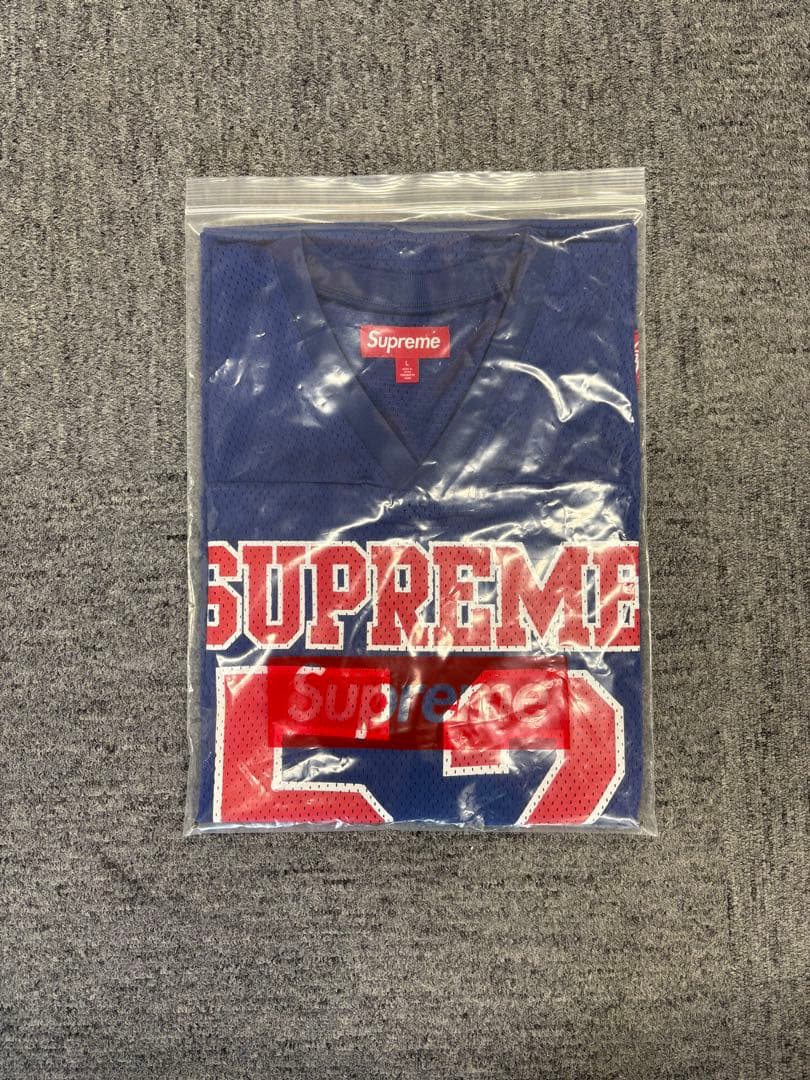 新品 Supreme Spiderweb Football Jersey L