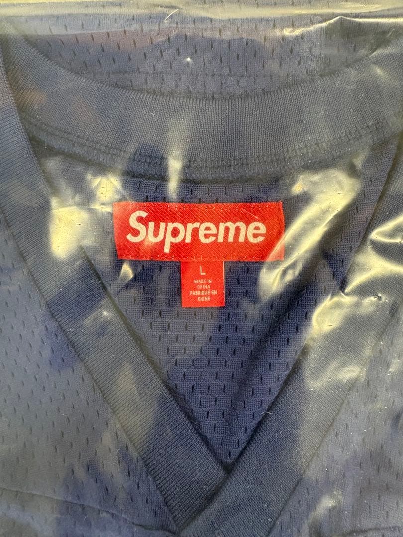 新品 Supreme Spiderweb Football Jersey L