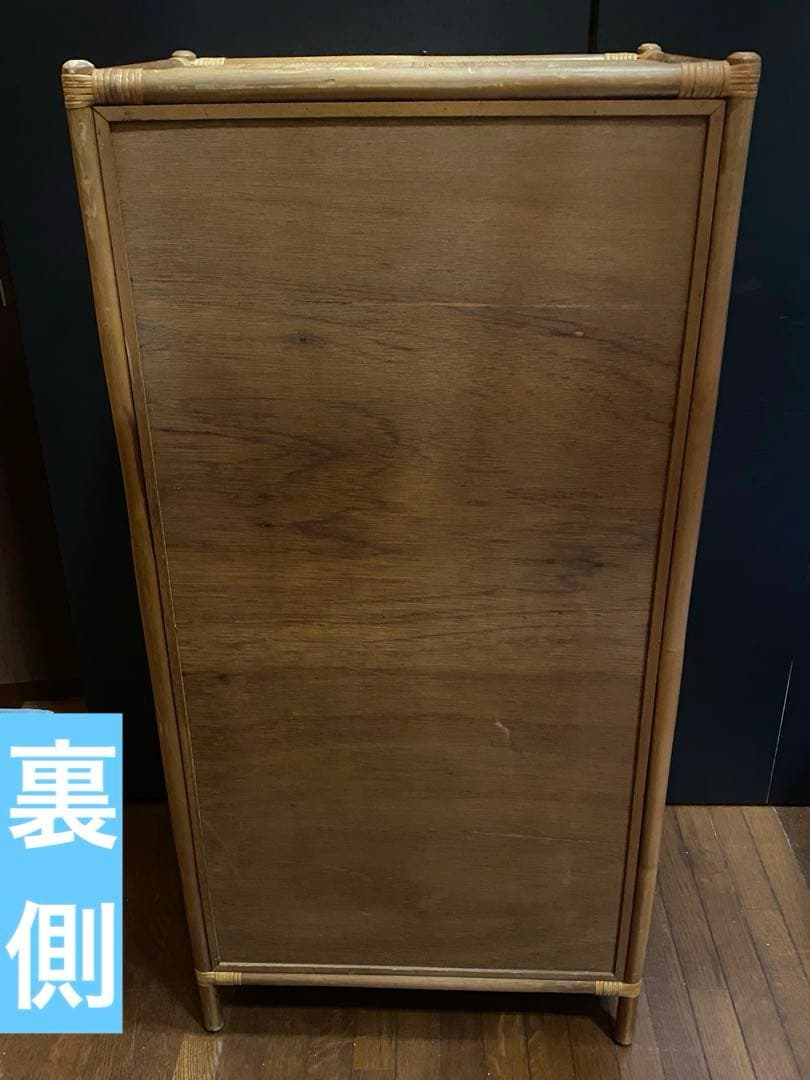 希少 超大型♦️アジアンチェスト♦️高級ラタン 引き出し収納♦️大容量 6杯♦️送料込