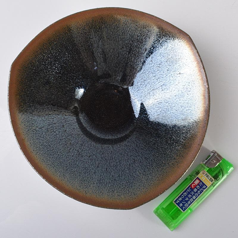 茶道具　松林 廣作　天目三稜組鉢　5客　共箱　M　R6785