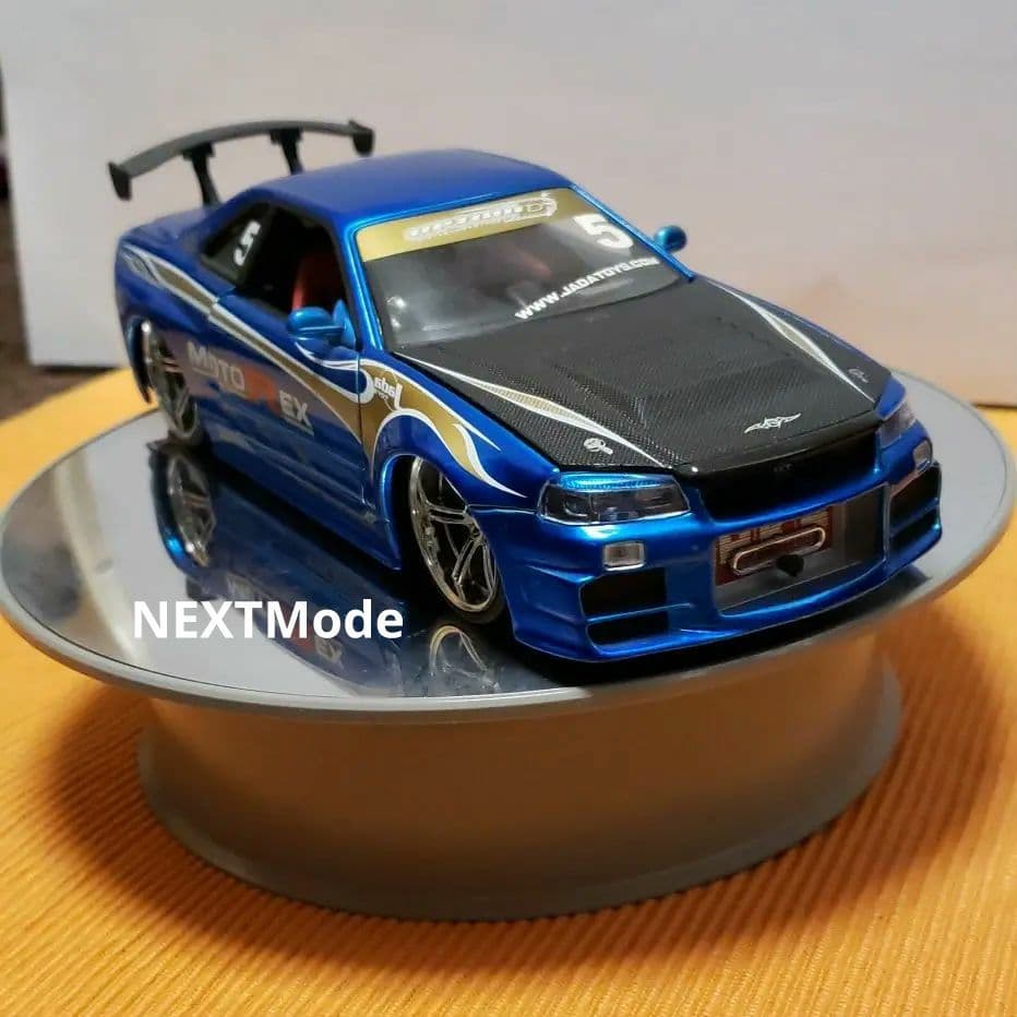 ミニカー Jada 完成品 2台展示台set