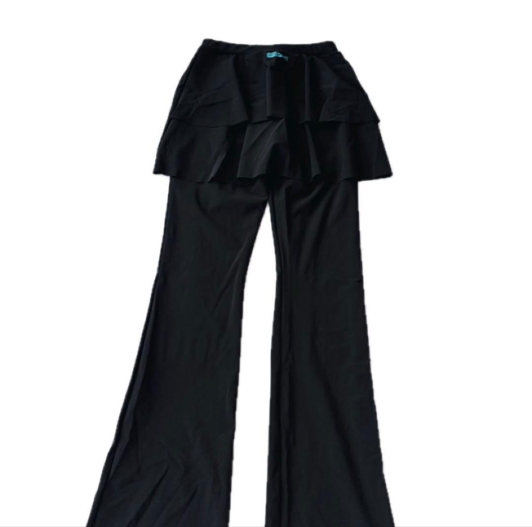 新品 チャコット 大人気 Luigi★デザインダンスパンツ 黒 TS ダンス