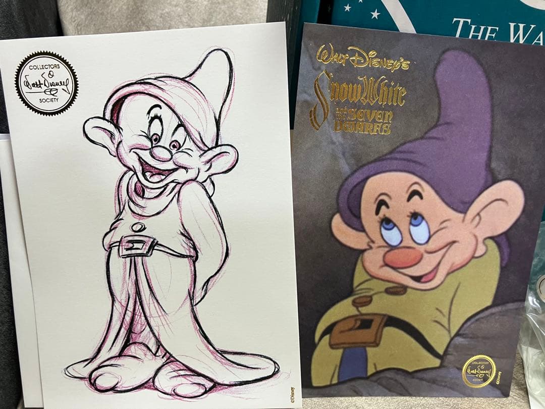 新品未使用 ディズニーWDCC 白雪姫小人 ドーピー フィギュア