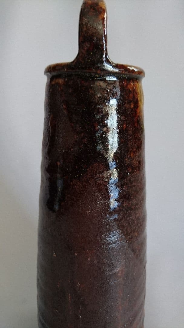 志野 織部 黄瀬戸 古美濃焼 花瓶 茶道具