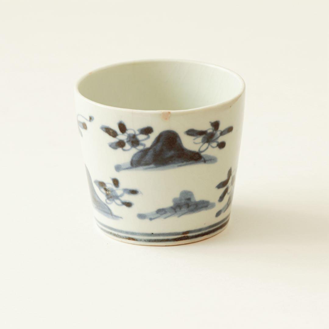 伊万里　古伊万里　蕎麦猪口　江戸　中期　べた底　金継ぎ　材料