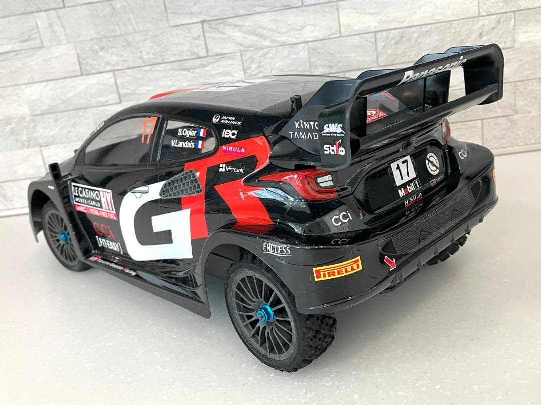 【中古】タミヤ　RCボディ　GRヤリス　WRC2024　モンテカルロ　オジェ