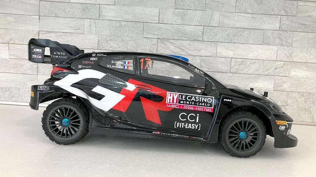 【中古】タミヤ　RCボディ　GRヤリス　WRC2024　モンテカルロ　オジェ