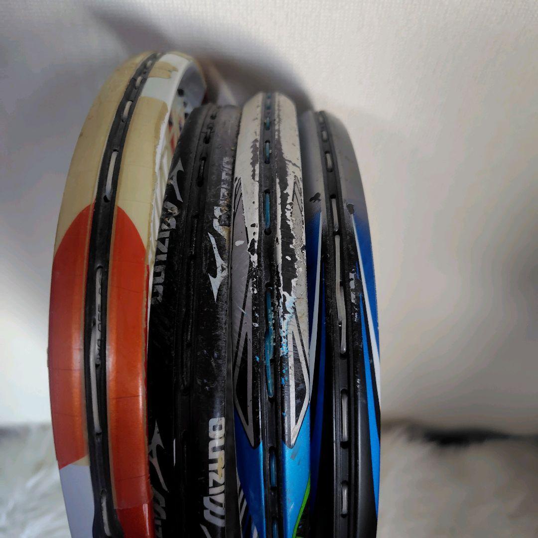 YONEX NEXIGA他　 軟式テニスラケット　4本セット　ヨネックス　ミズノ