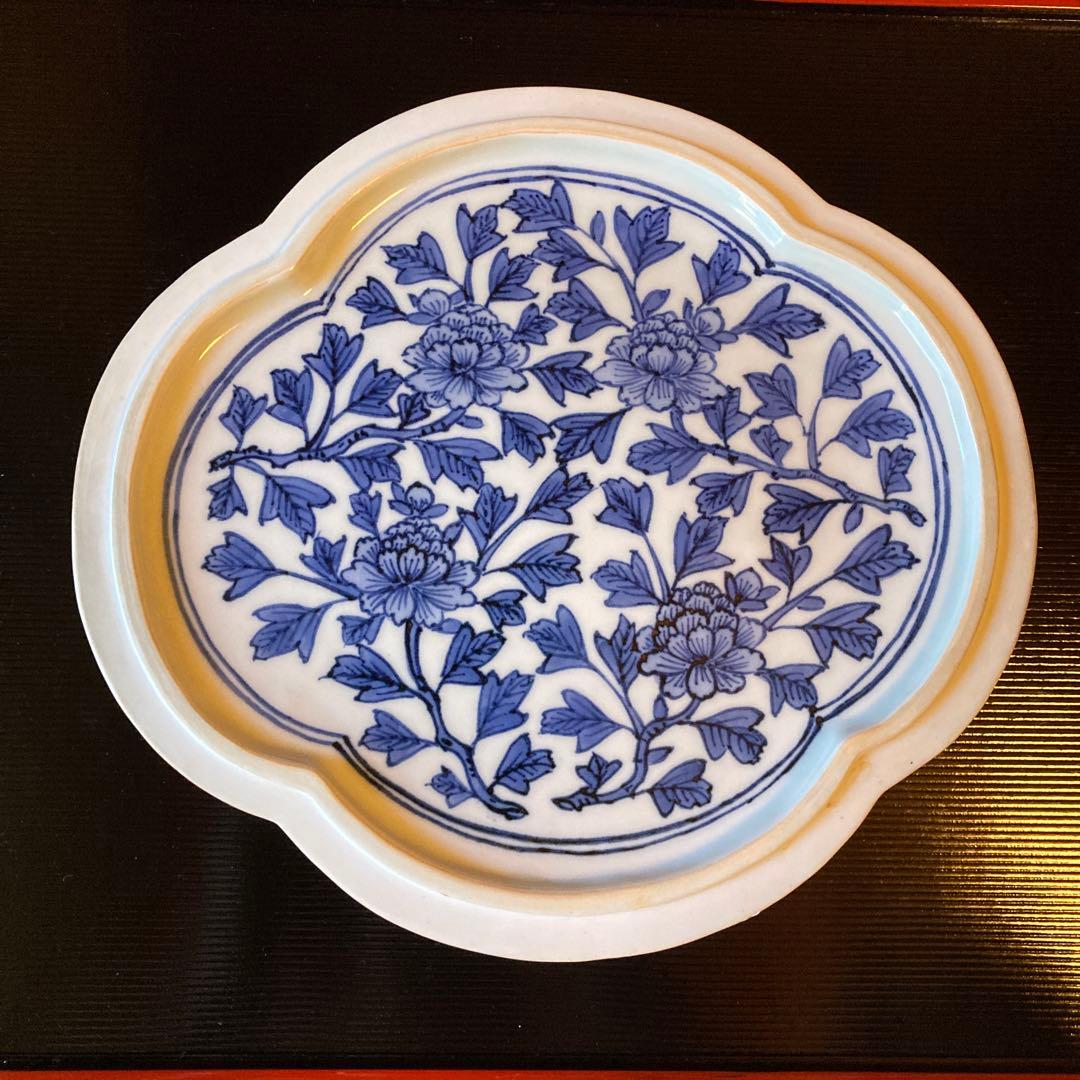 茶道　食篭　染付　京焼